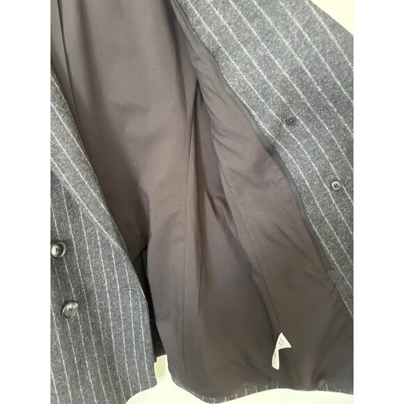 Veronica Beard Ellette Wool Blend Jacket, Size 10, Pinstripe Blazer - Picture 7 of 11